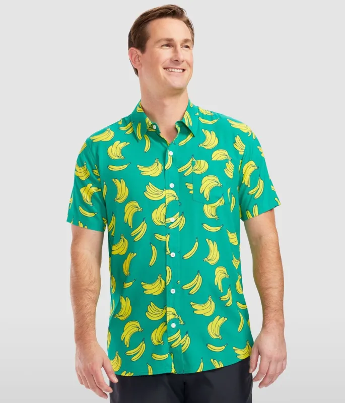 Men's Havana Banana Hawaiian Shirt sold by Tipsy Elves