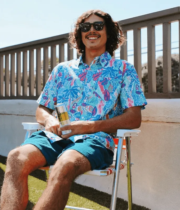 Men's Island Breeze Hawaiian Shirt sold by Tipsy Elves