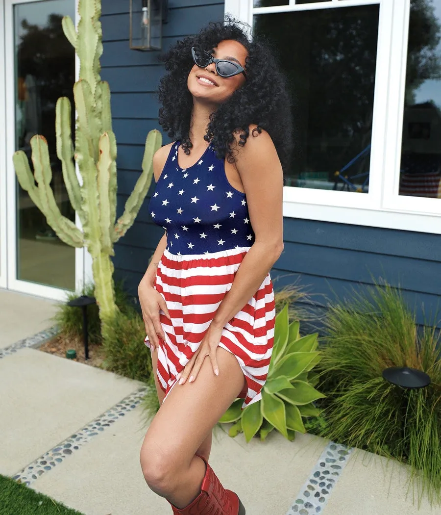 American Flag Sundress sold by Tipsy Elves product image thumbnail 5