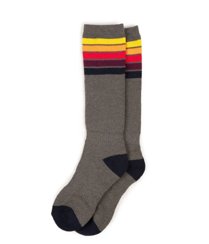 Men's Sunset Slopes Performance Ski Socks (Fits Sizes 8-11M) made by Tipsy Elves