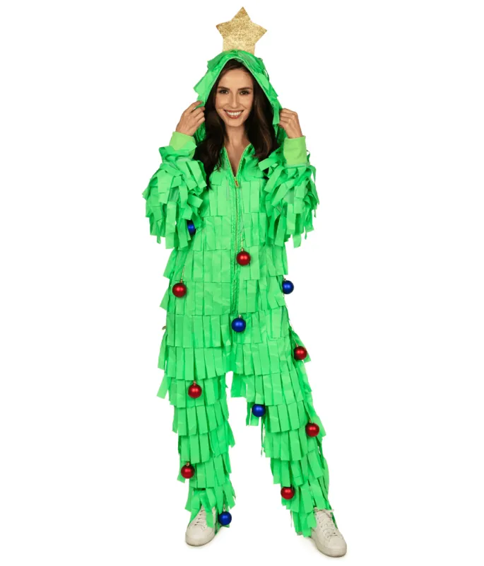 Women's Tree Time Jumpsuit made by Tipsy Elves