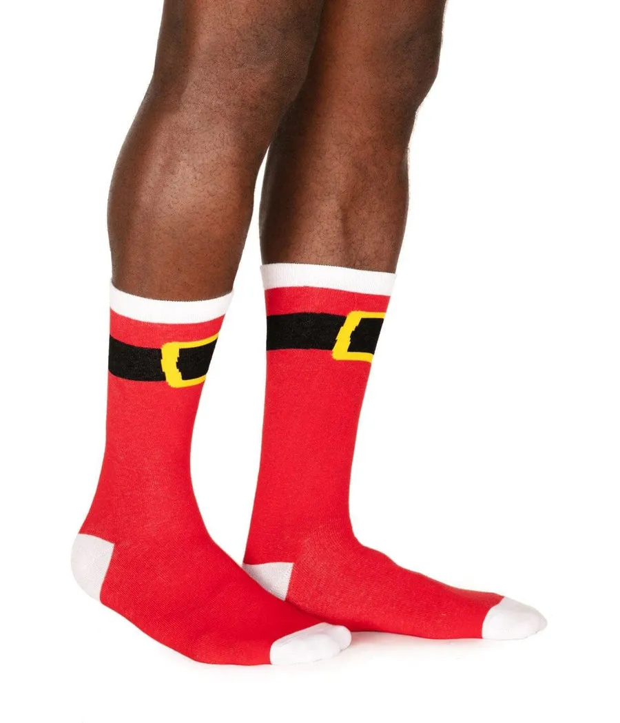 Men's Santa Claus Socks (Fits Sizes 8-11M) sold by Tipsy Elves product image thumbnail 2