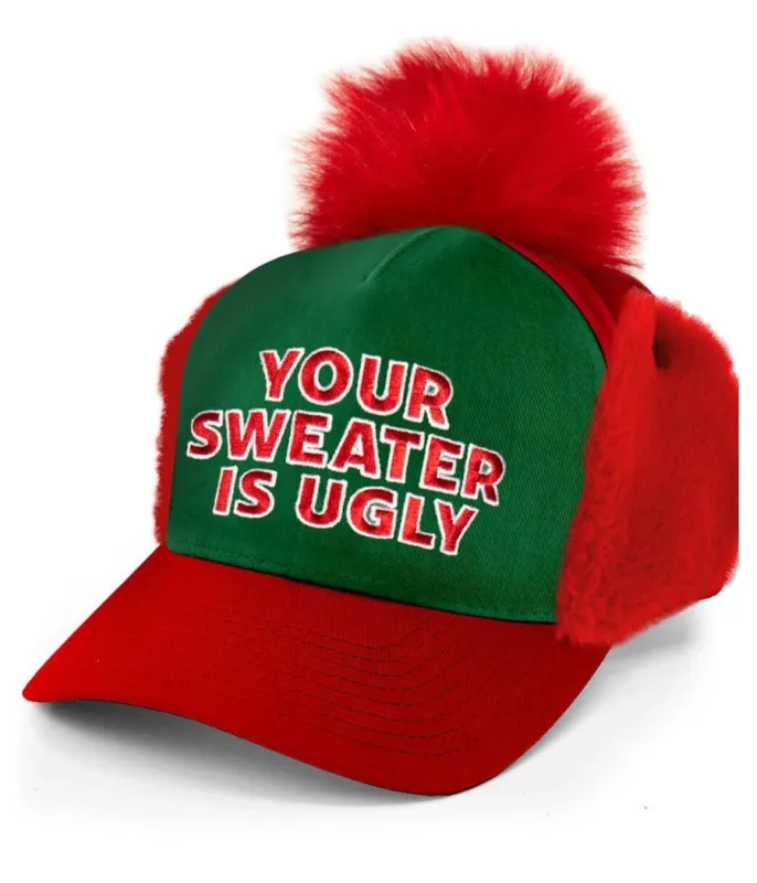 Ugly Christmas Sweater Hat sold by Tipsy Elves
