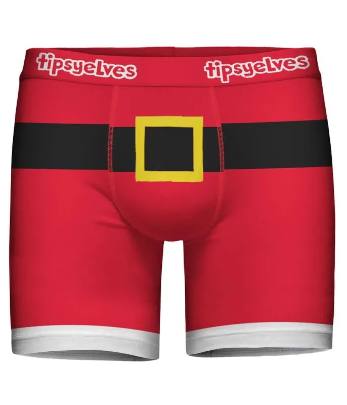 Men's Santa Boxer Briefs made by Tipsy Elves