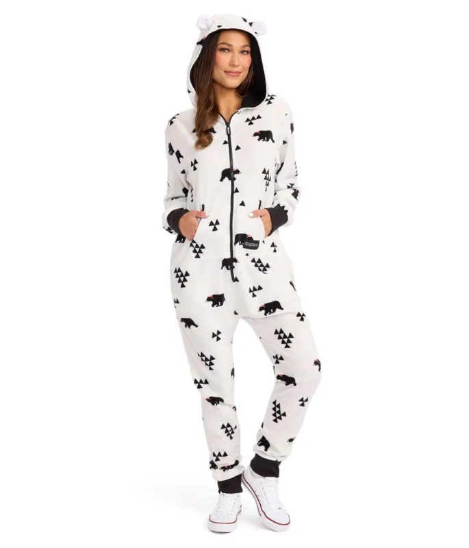 Women's Beary Christmas Jumpsuit made by Tipsy Elves