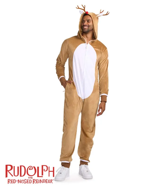 Men's Rudolph Jumpsuit sold by Tipsy Elves