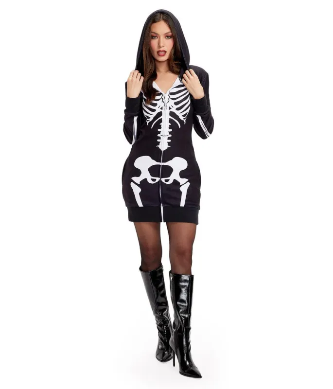 Skeleton Costume Dress made by Tipsy Elves