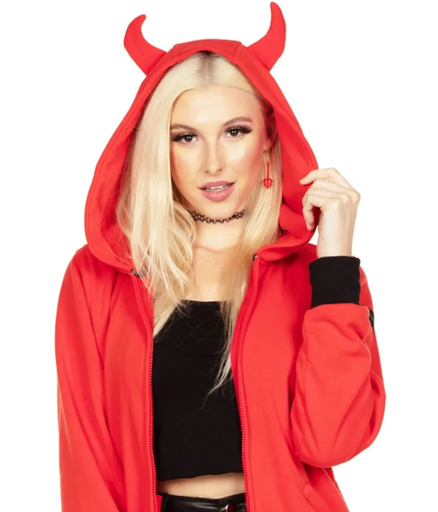 Devil Pitchfork Earrings sold by Tipsy Elves product image thumbnail 2
