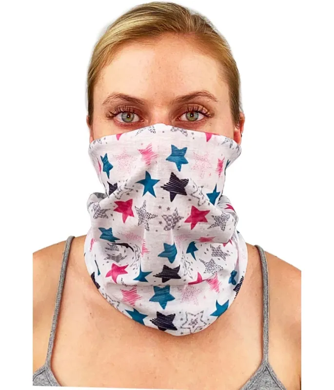 Star Power Ski Neck Warmer made by Tipsy Elves