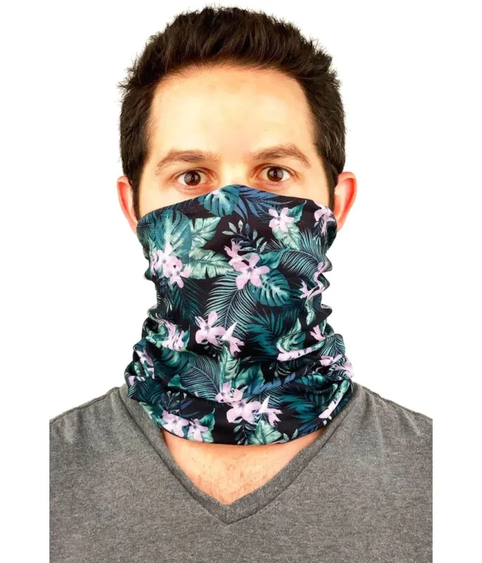 Flower & Fern Ski Neck Warmer sold by Tipsy Elves