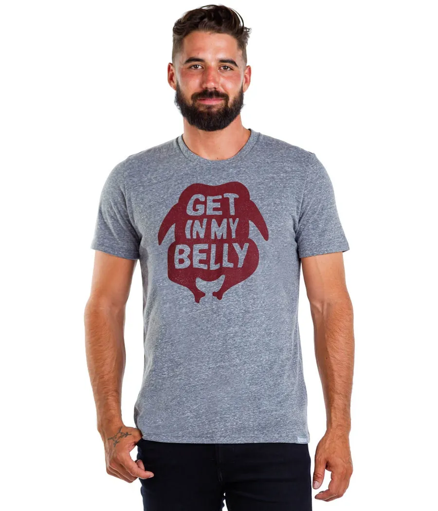 Men's Get In My Belly Tee sold by Tipsy Elves product image thumbnail 2