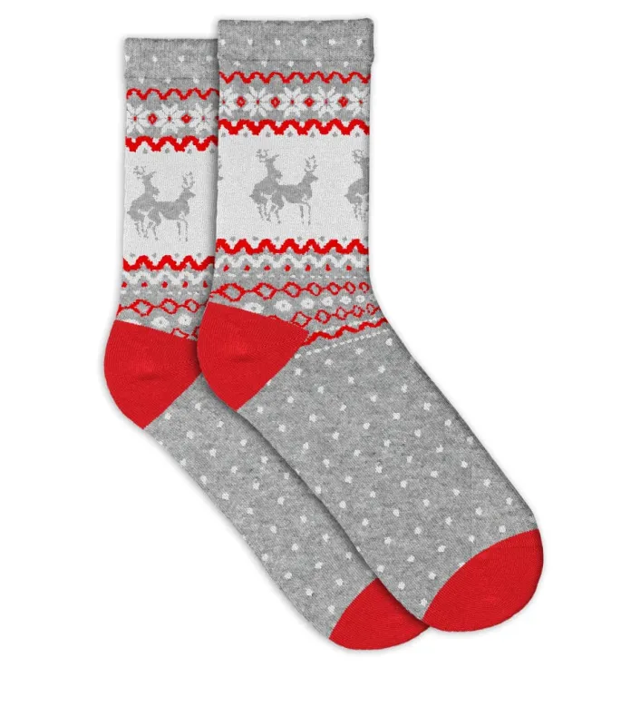 Women's Humping Reindeer Socks (Fits Sizes 6-11W) made by Tipsy Elves