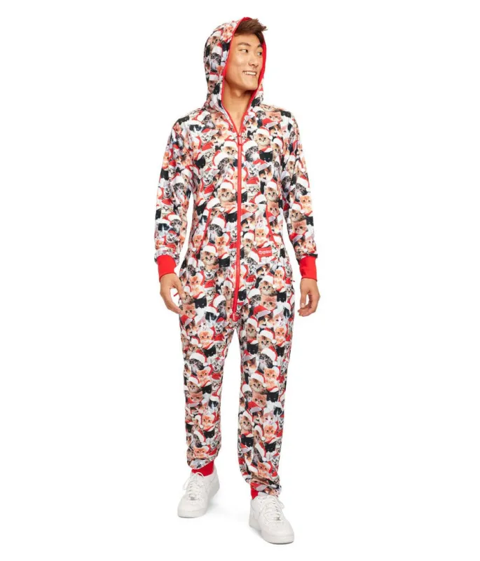 Men's Meowy Catmus Jumpsuit sold by Tipsy Elves