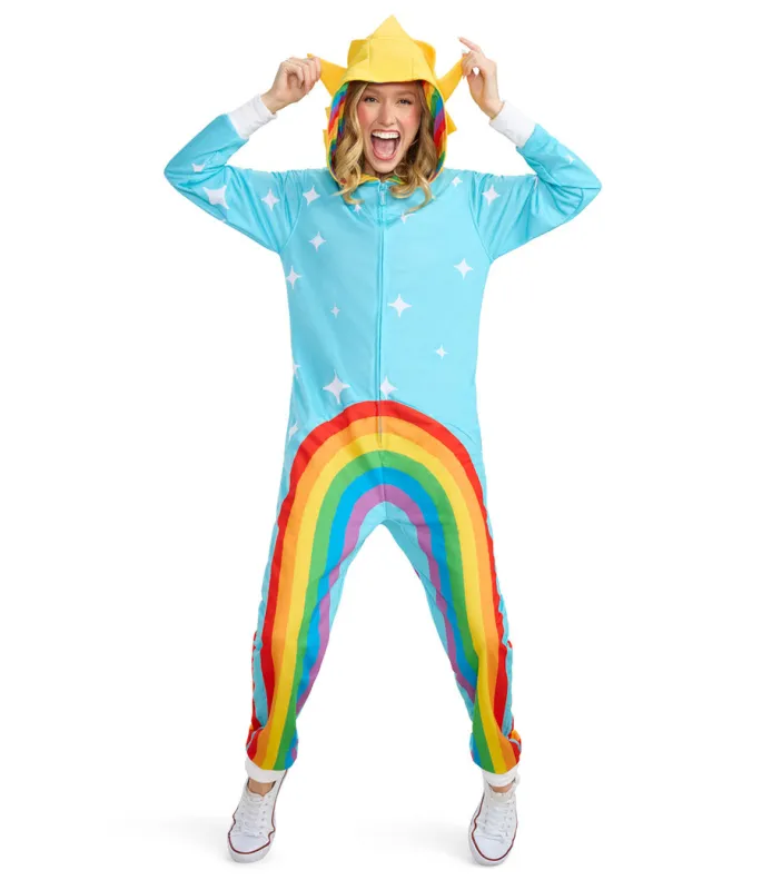 Women's Chasing Rainbows Costume sold by Tipsy Elves