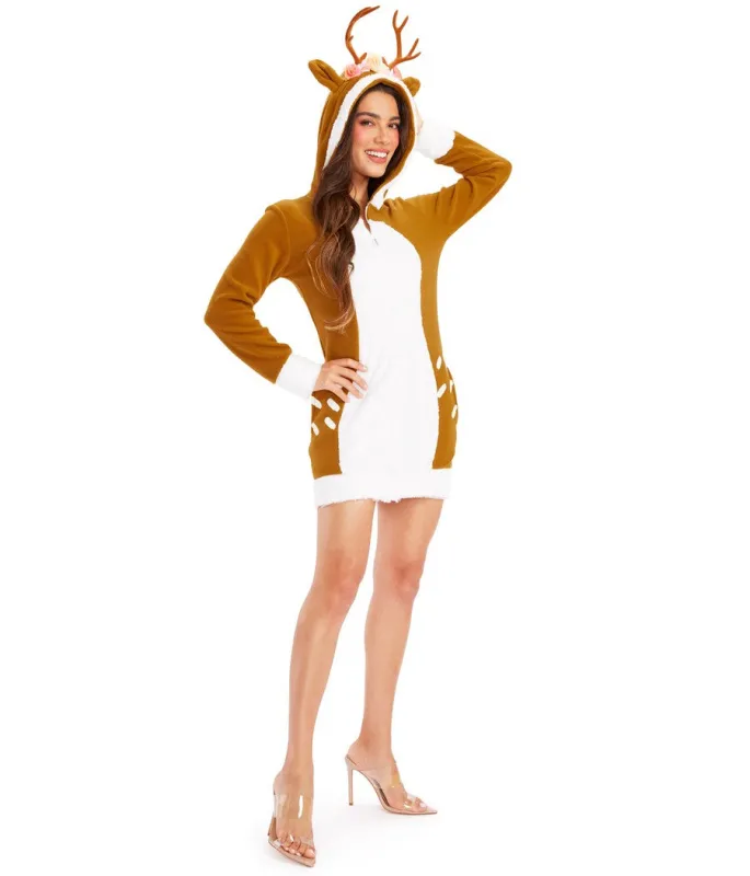 Deer Costume Dress made by Tipsy Elves