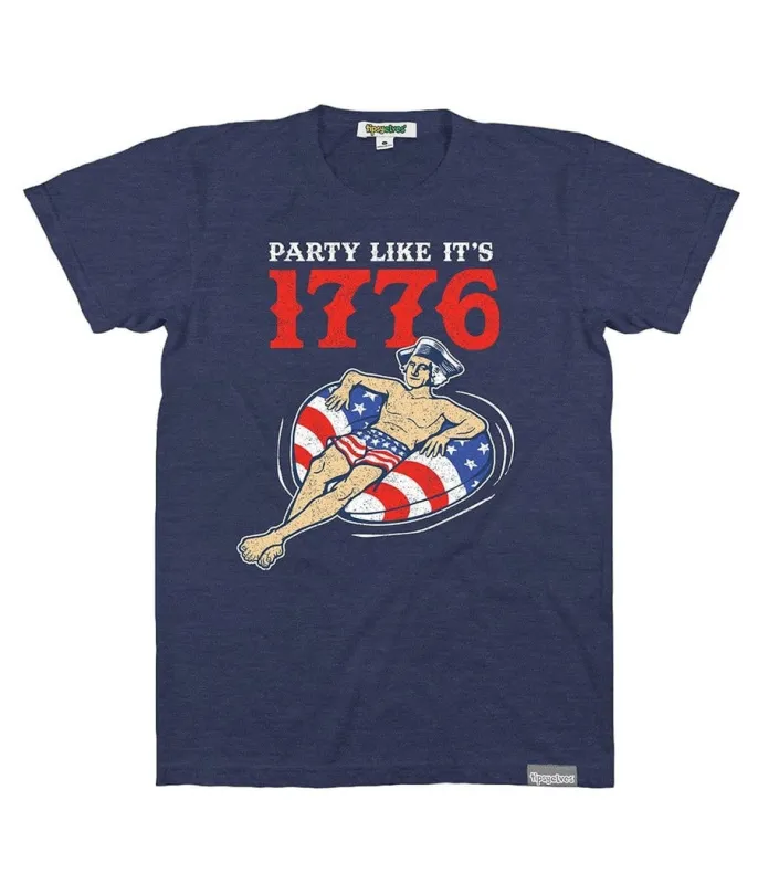 Men's Party Like It's 1776 Tee sold by Tipsy Elves