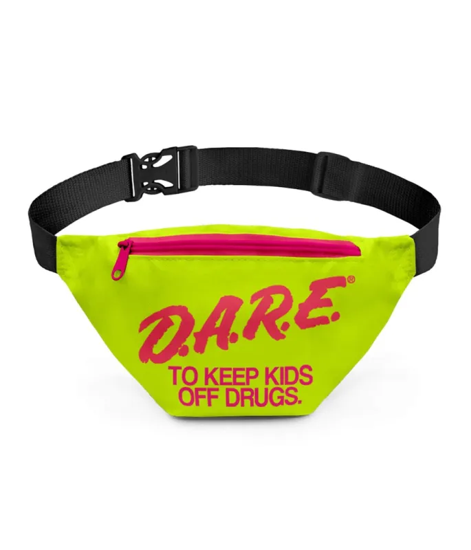 Neon Green DARE Fanny Pack made by Tipsy Elves