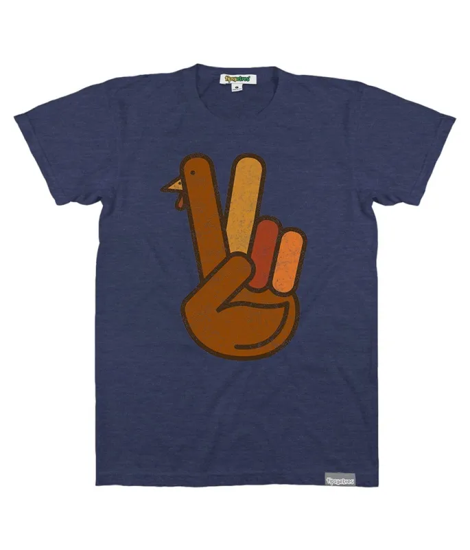 Men's Peace of Turkey Tee made by Tipsy Elves