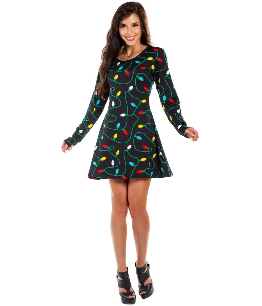 Women's Twinkle Lights Dress sold by Tipsy Elves product image thumbnail 3