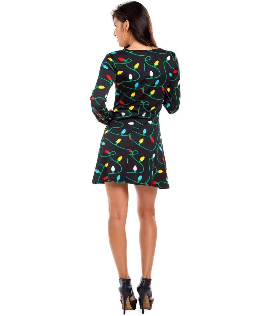 Women's Twinkle Lights Dress sold by Tipsy Elves product image thumbnail 4