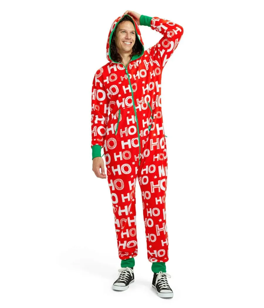 Men's Ho Ho Ho Jumpsuit sold by Tipsy Elves