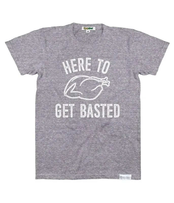 Men's Here to Get Basted Tee made by Tipsy Elves