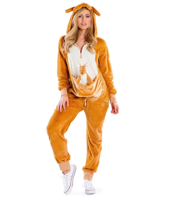 Women's Kangaroo Costume sold by Tipsy Elves