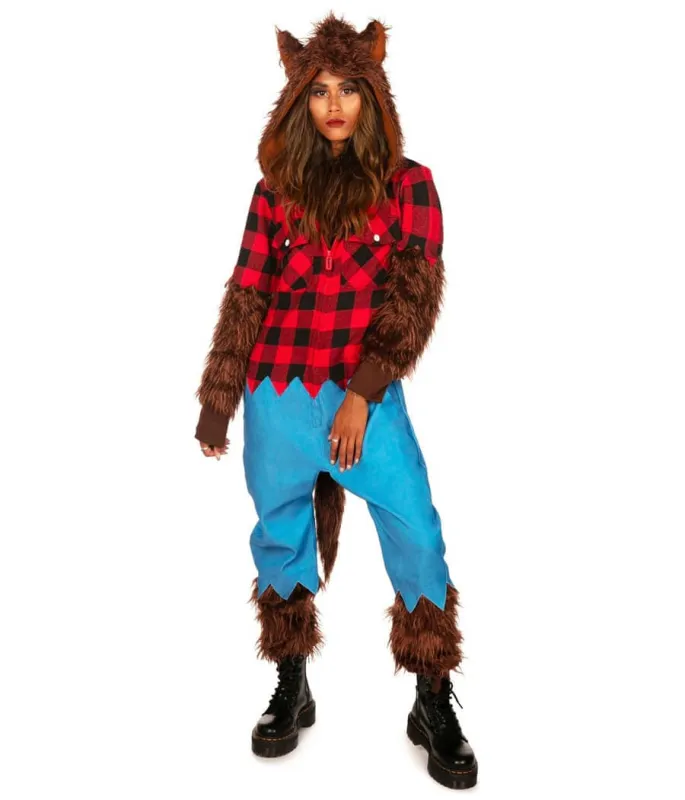 Women's Werewolf Costume sold by Tipsy Elves