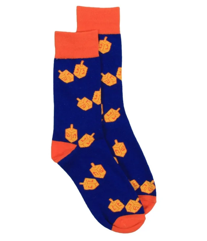 Women's Jewish Dreidel Socks (Fits Sizes 6-11W) sold by Tipsy Elves