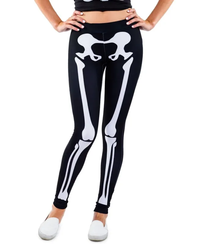 Skeleton Leggings sold by Tipsy Elves