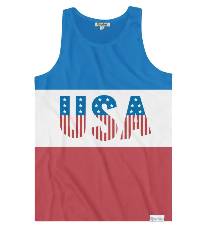 Men's Live Free USA Tank Top sold by Tipsy Elves