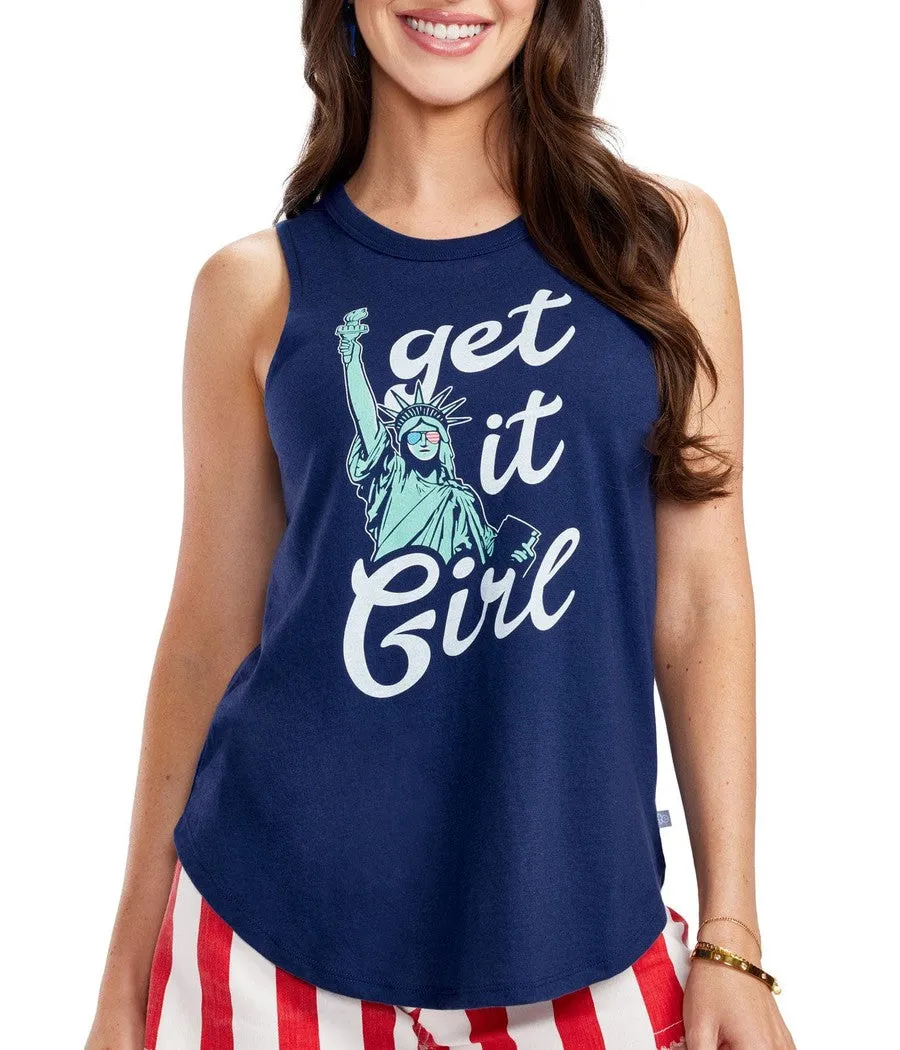 Women's Get It Girl Tank Top sold by Tipsy Elves product image thumbnail 3