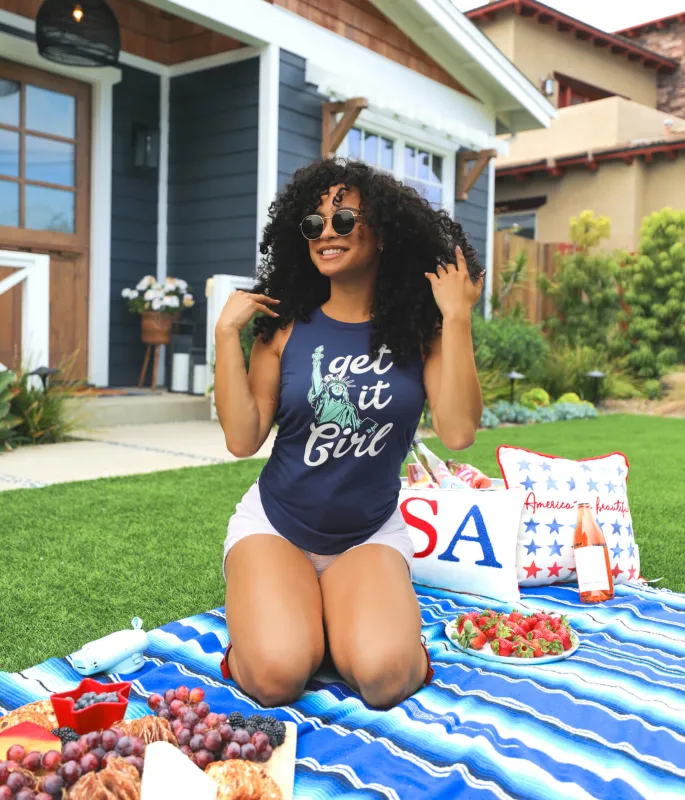 Women's Get It Girl Tank Top made by Tipsy Elves