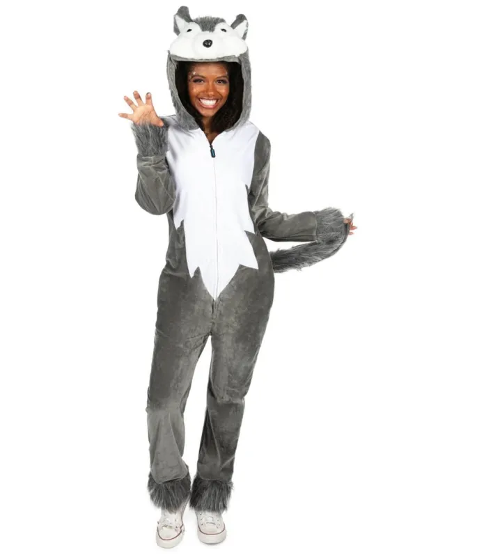 Women's Wolf Costume made by Tipsy Elves
