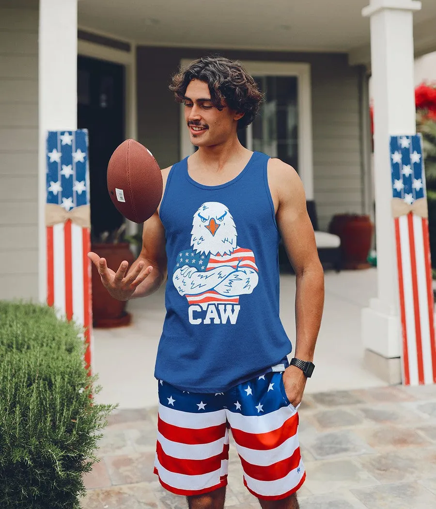 Men's Patriotic Caw Tank sold by Tipsy Elves product image thumbnail 3
