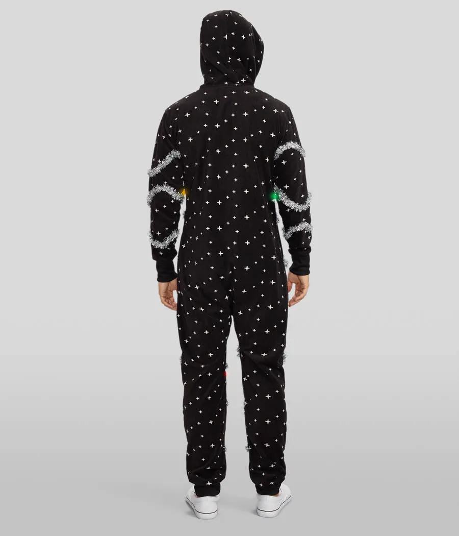 Men's Glow Getter Light Up Jumpsuit sold by Tipsy Elves product image thumbnail 2