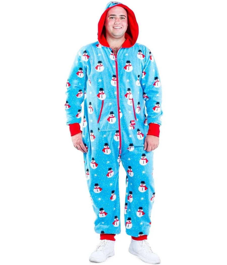Men's Snowman is an Island Big and Tall Jumpsuit sold by Tipsy Elves product image thumbnail 2