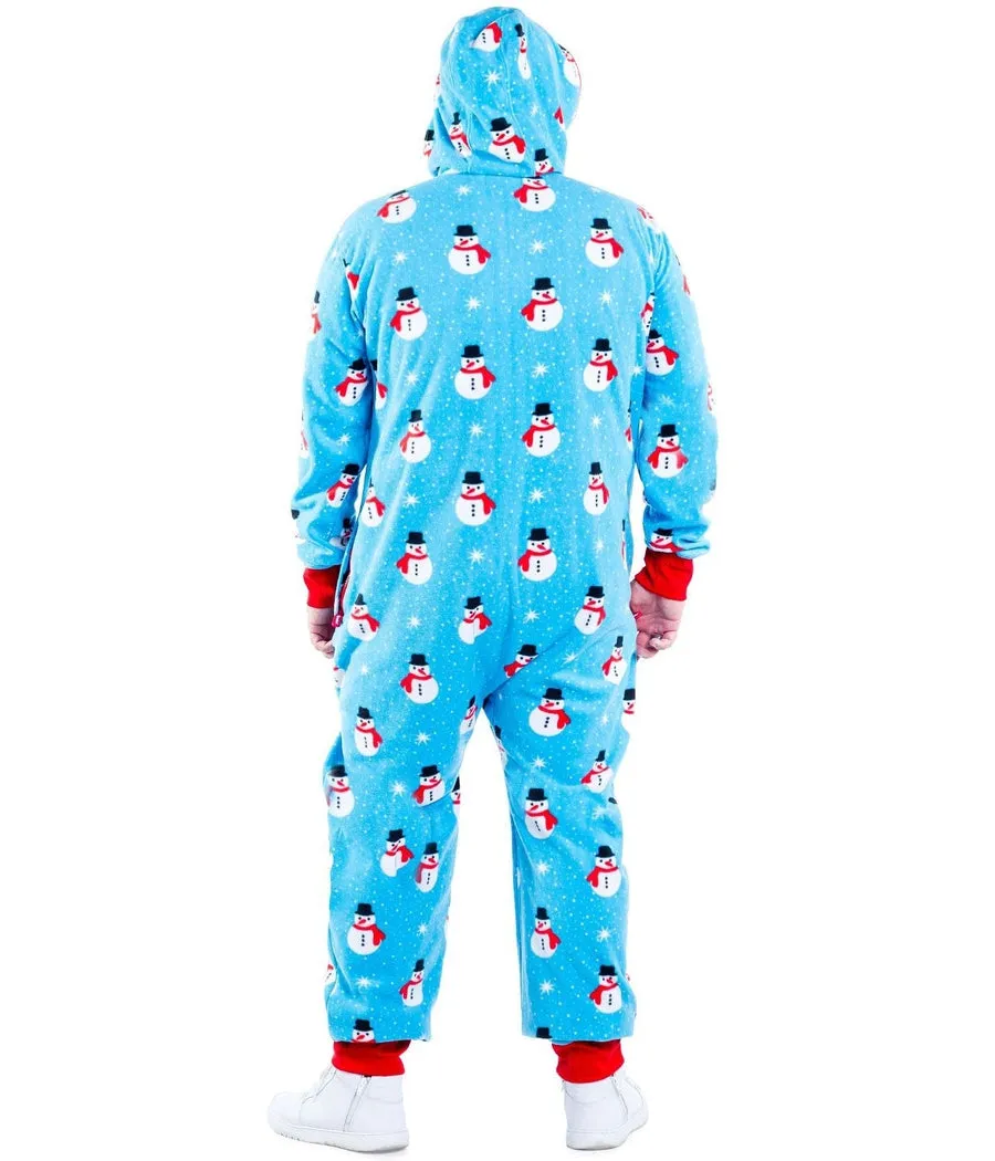 Men's Snowman is an Island Big and Tall Jumpsuit sold by Tipsy Elves product image thumbnail 3