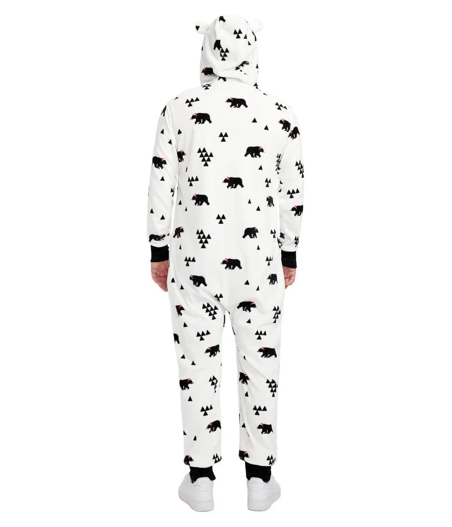 Men's Beary Christmas Jumpsuit sold by Tipsy Elves product image thumbnail 2