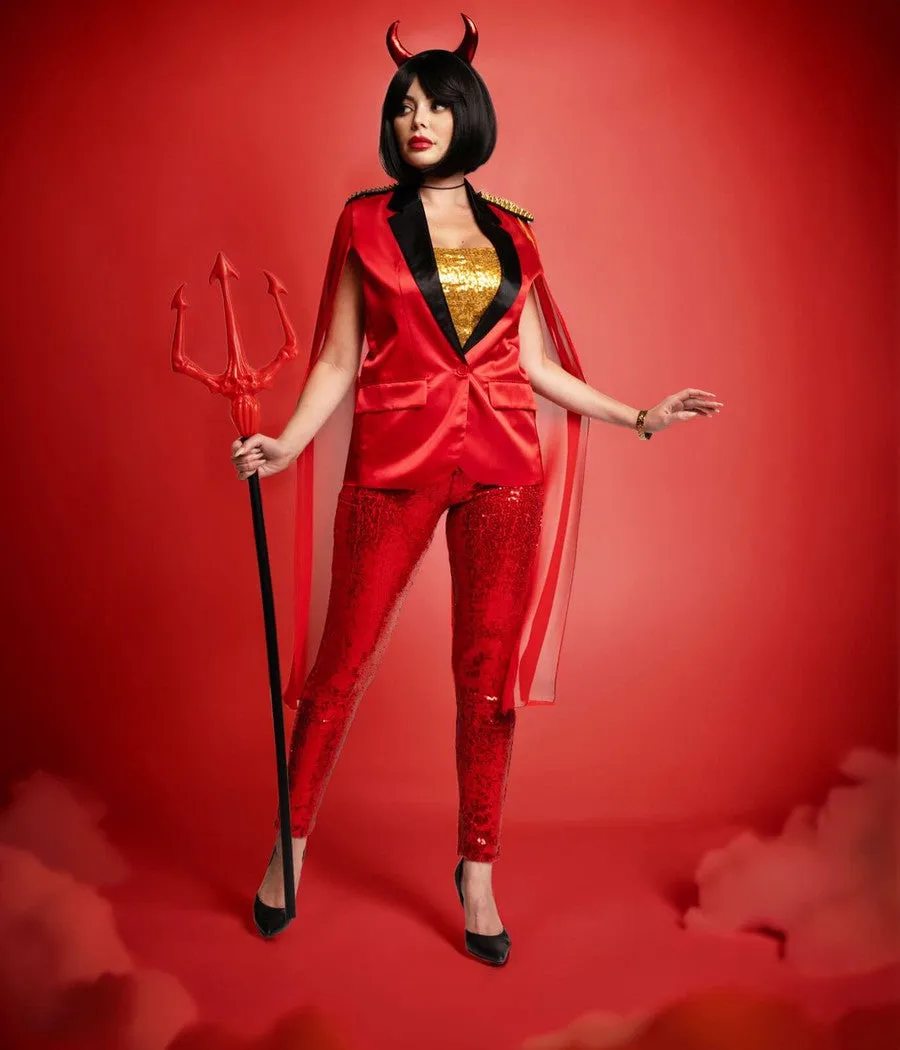 Women's Devil Costume sold by Tipsy Elves product image thumbnail 4