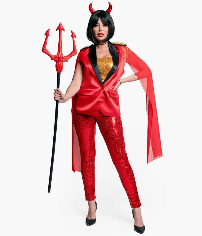 Women's Devil Costume sold by Tipsy Elves