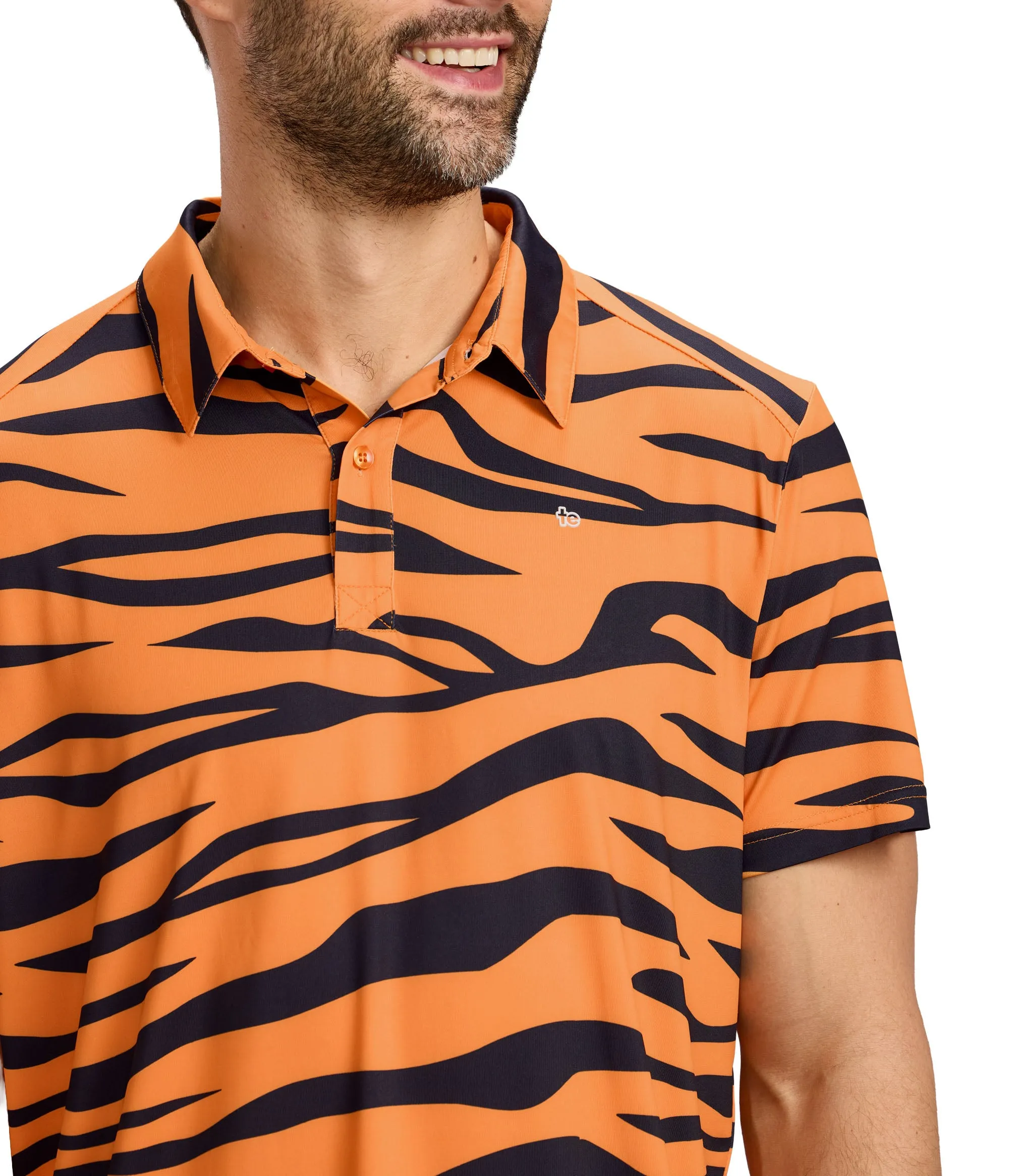 Men's Tiger Golf Polo sold by Tipsy Elves product image thumbnail 3