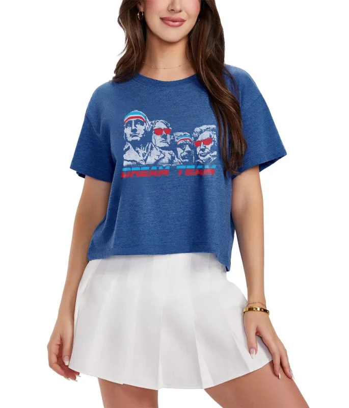 Women's Dream Team Cropped Tee made by Tipsy Elves