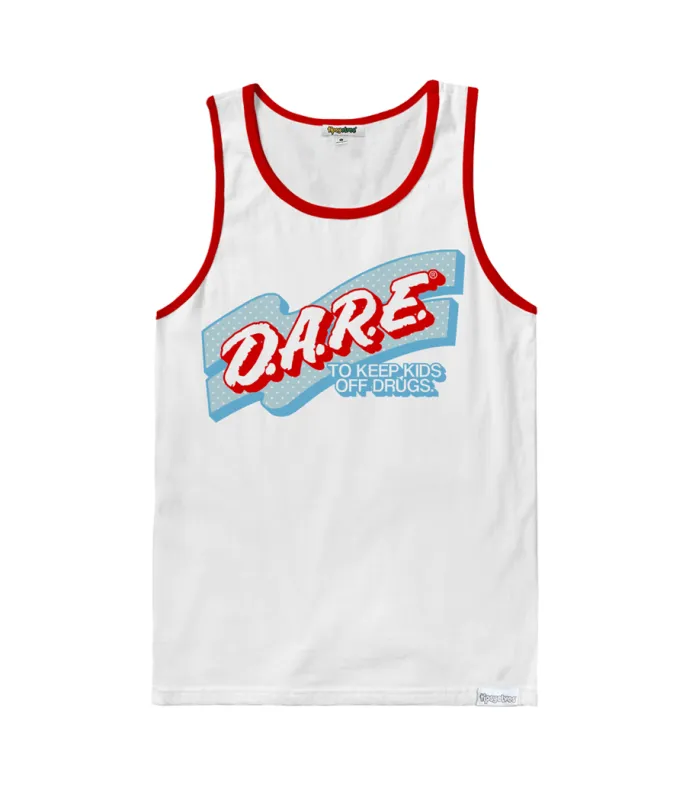 Men's Patriotic DARE Tank Top made by Tipsy Elves