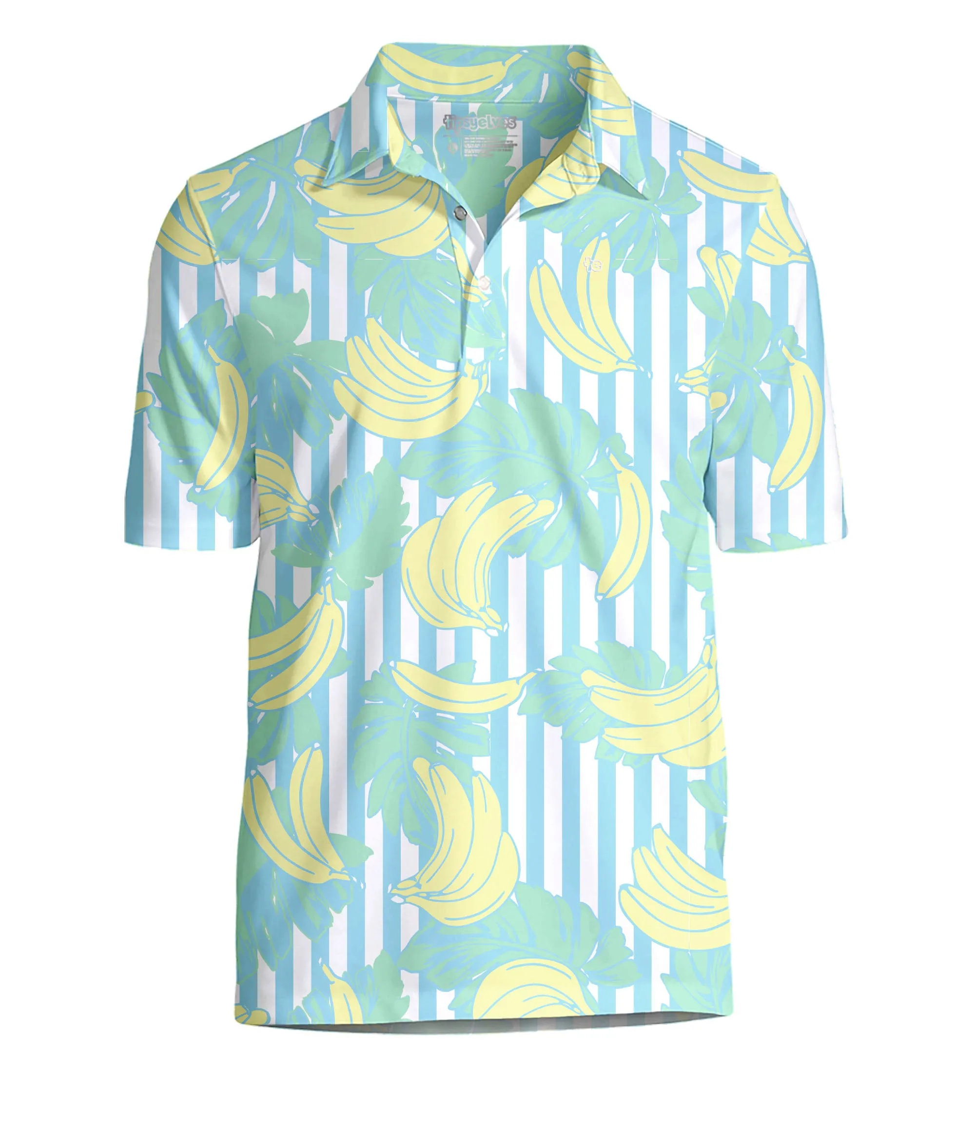 Men's Banana Breeze Golf Polo sold by Tipsy Elves product image thumbnail 5