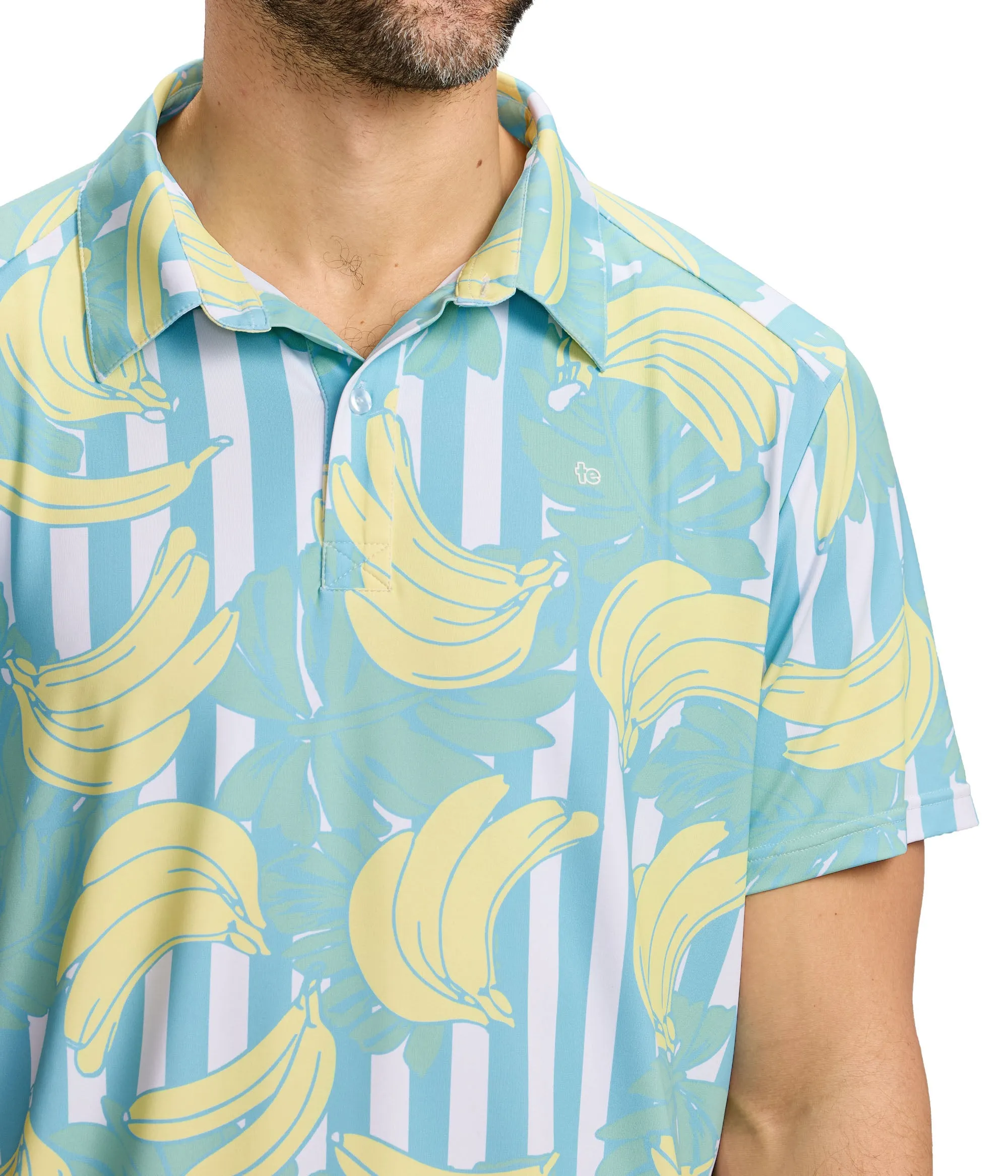 Men's Banana Breeze Golf Polo sold by Tipsy Elves product image thumbnail 4