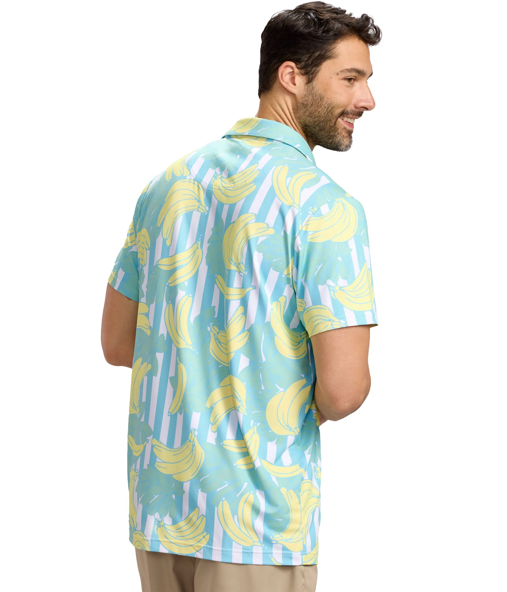 Men's Banana Breeze Golf Polo sold by Tipsy Elves product image thumbnail 2