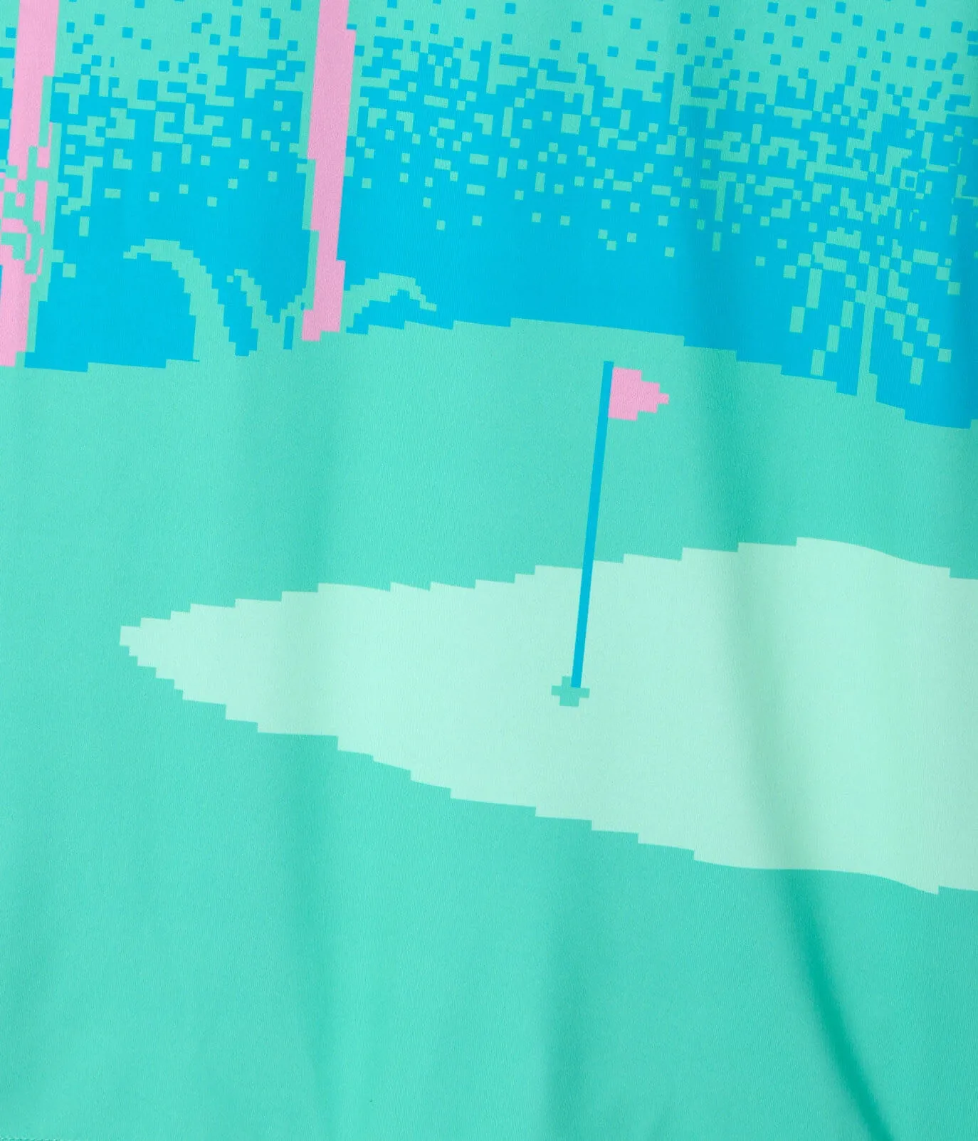 Men's 8-Bit Paradise Golf Polo sold by Tipsy Elves product image thumbnail 5