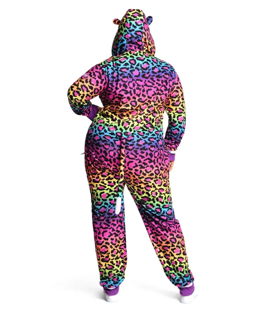 Women's 90's Leopard Plus Size Costume sold by Tipsy Elves product image thumbnail 2