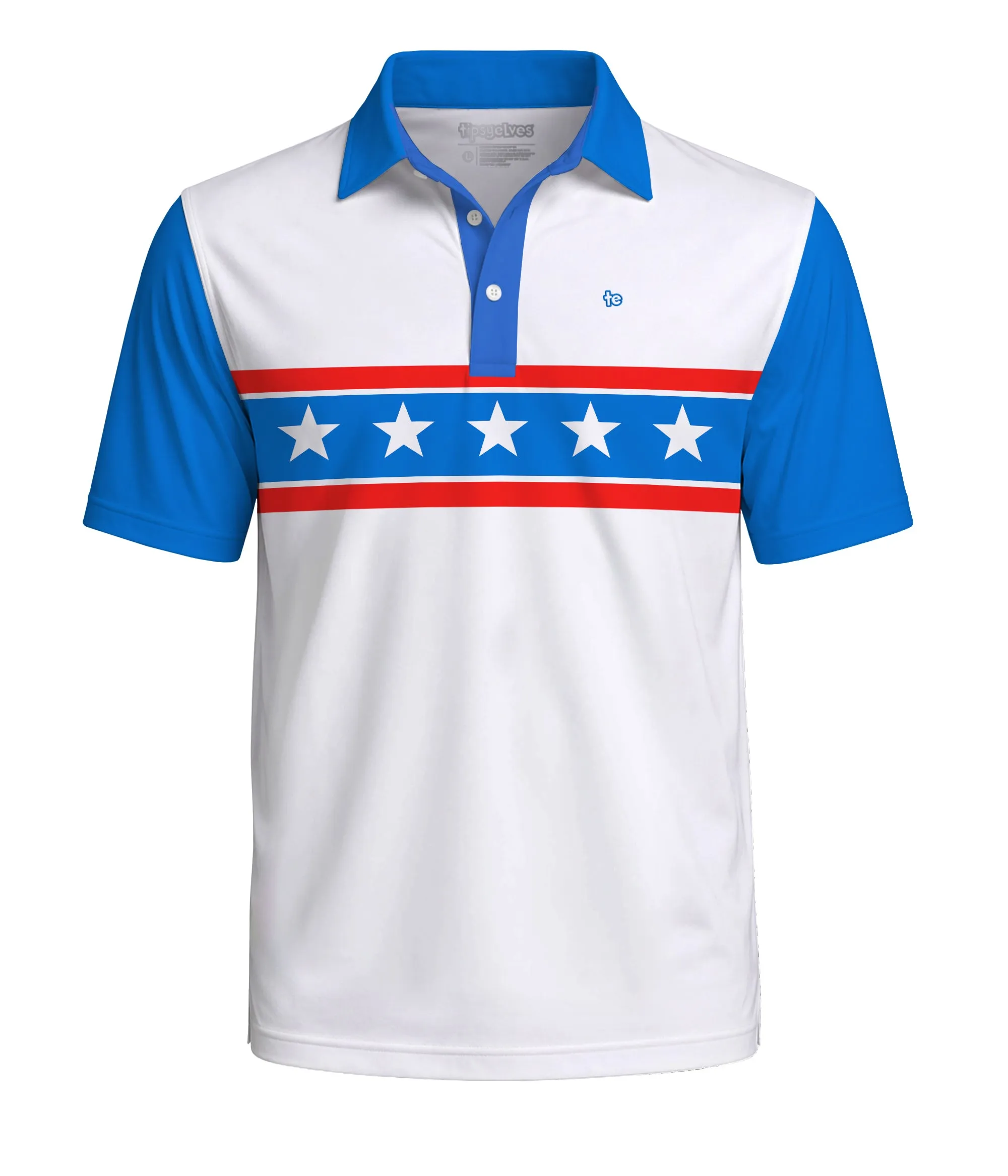 Men's American Daredevil Performance Polo sold by Tipsy Elves